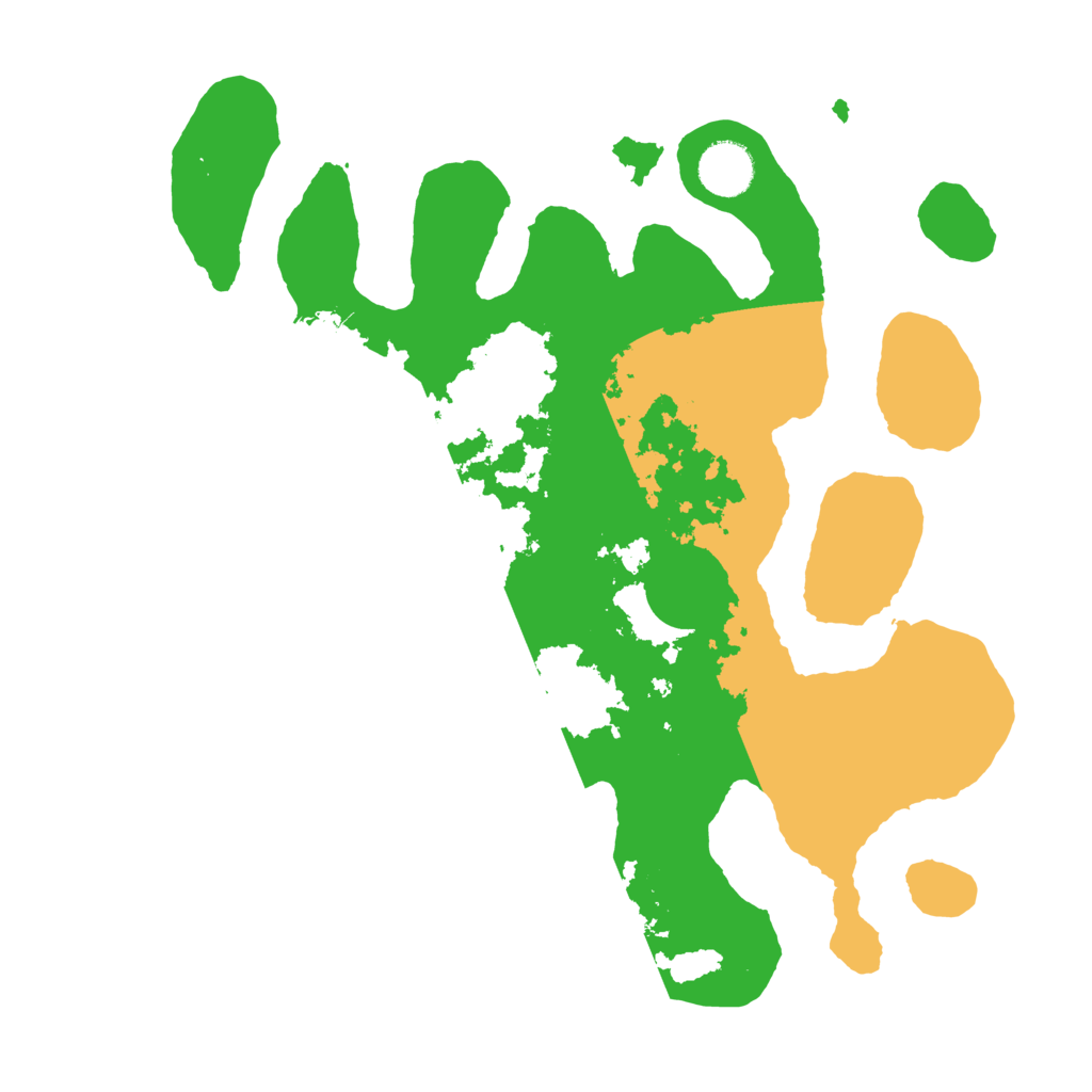 Biome Rust Map: Barren, Size: 3500, Seed: 764171