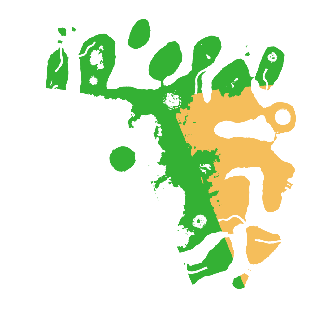 Biome Rust Map: Procedural Map, Size: 3500, Seed: 553636