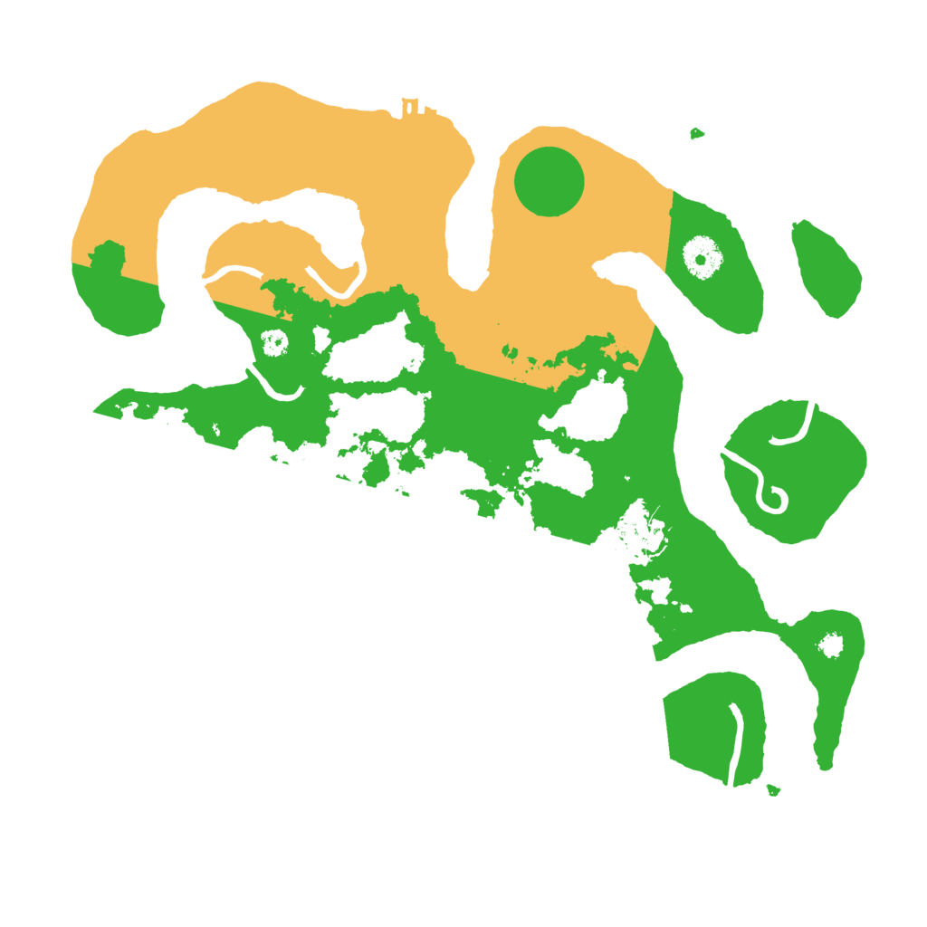 Biome Rust Map: Procedural Map, Size: 3500, Seed: 5589871