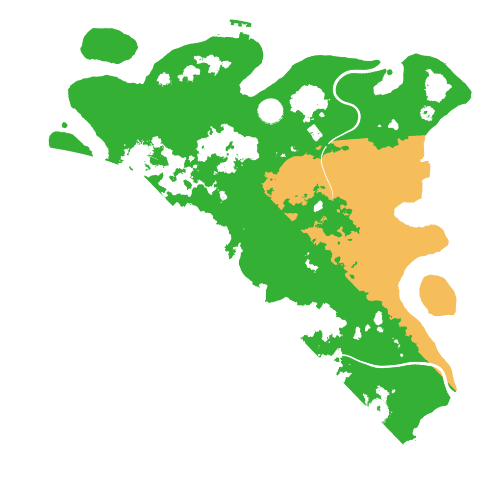Biome Rust Map: Procedural Map, Size: 3500, Seed: 1984077