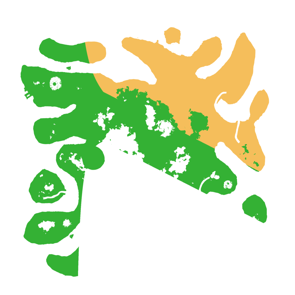 Biome Rust Map: Procedural Map, Size: 3500, Seed: 2871104