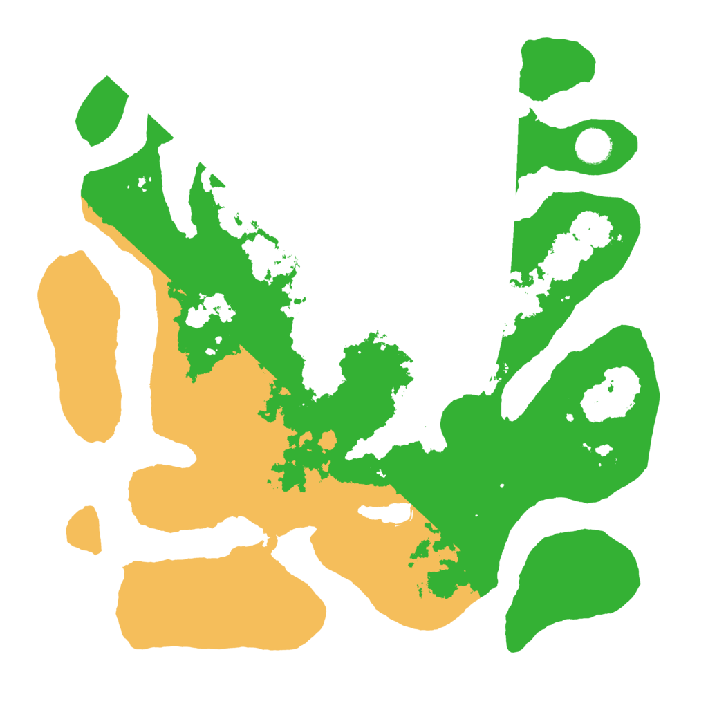 Biome Rust Map: Barren, Size: 3500, Seed: 1310333