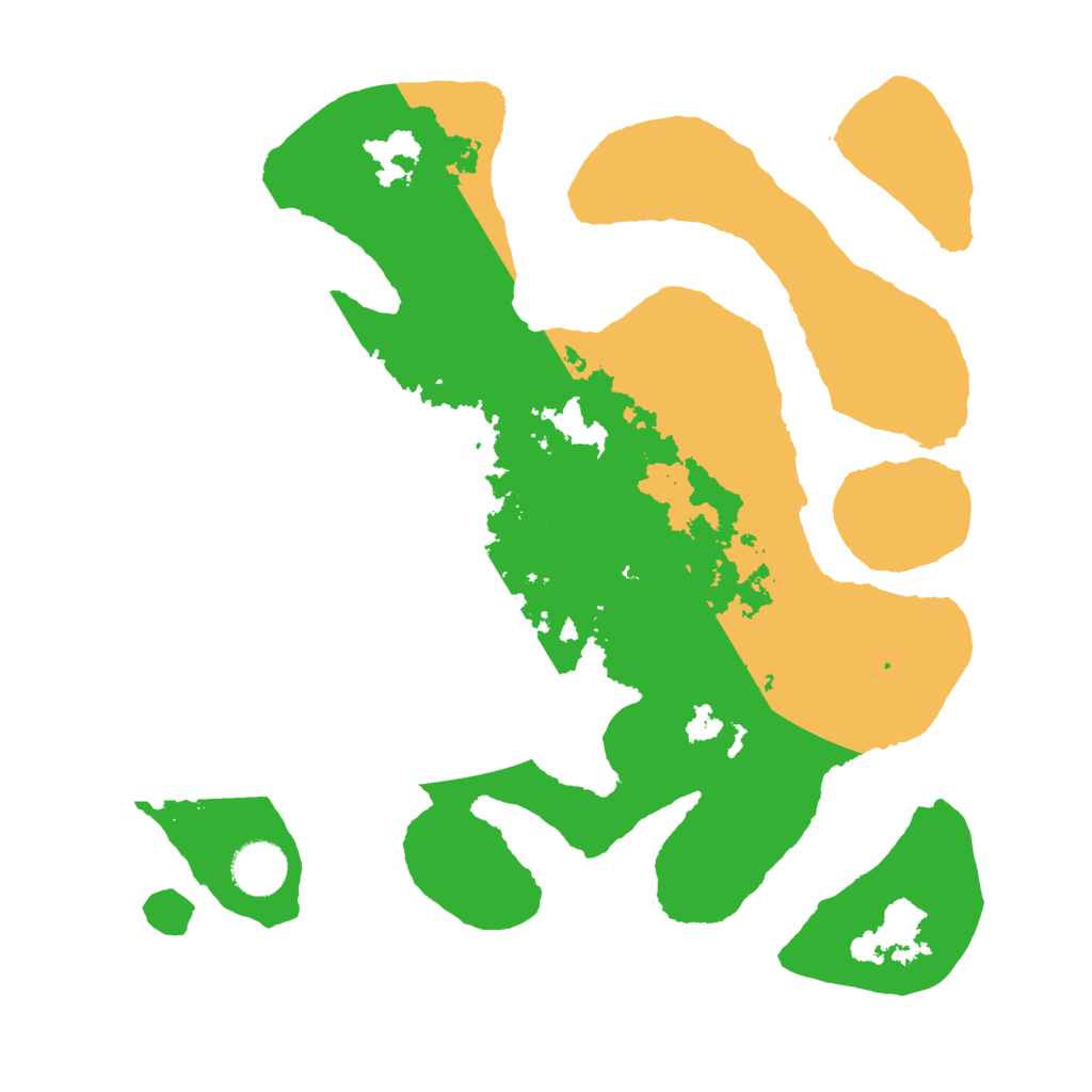 Biome Rust Map: Barren, Size: 3500, Seed: 3169425