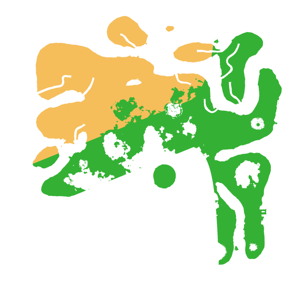 Biome Rust Map: Procedural Map, Size: 3500, Seed: 1804332