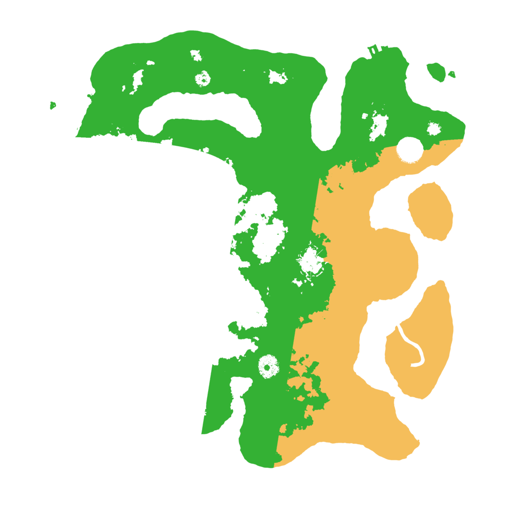 Biome Rust Map: Procedural Map, Size: 3500, Seed: 5552247