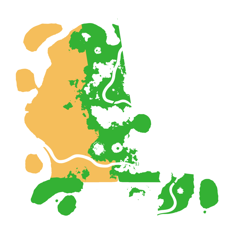 Biome Rust Map: Procedural Map, Size: 3550, Seed: 683397