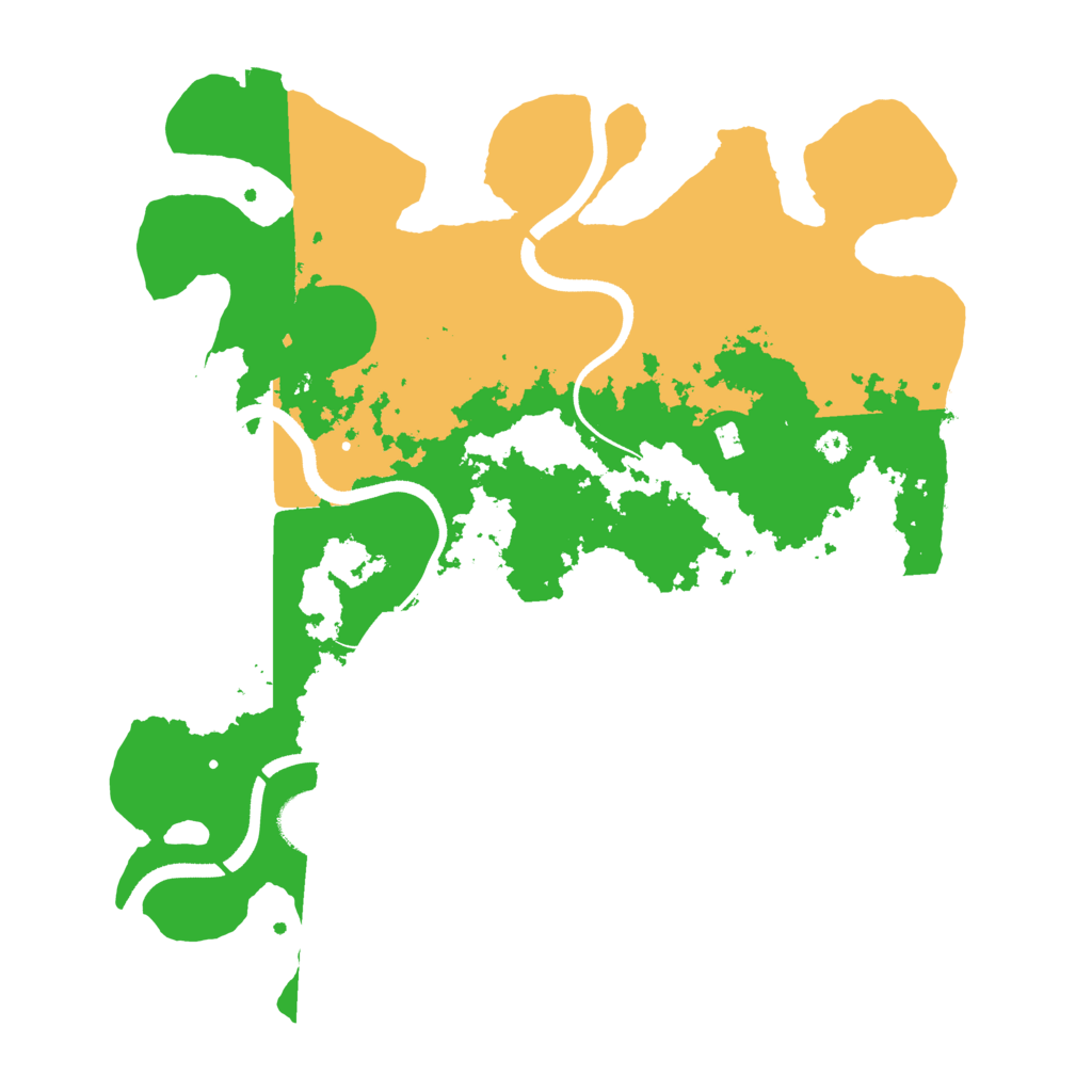 Biome Rust Map: Procedural Map, Size: 3500, Seed: 3840157