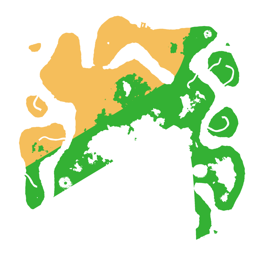 Biome Rust Map: Procedural Map, Size: 3500, Seed: 4923492