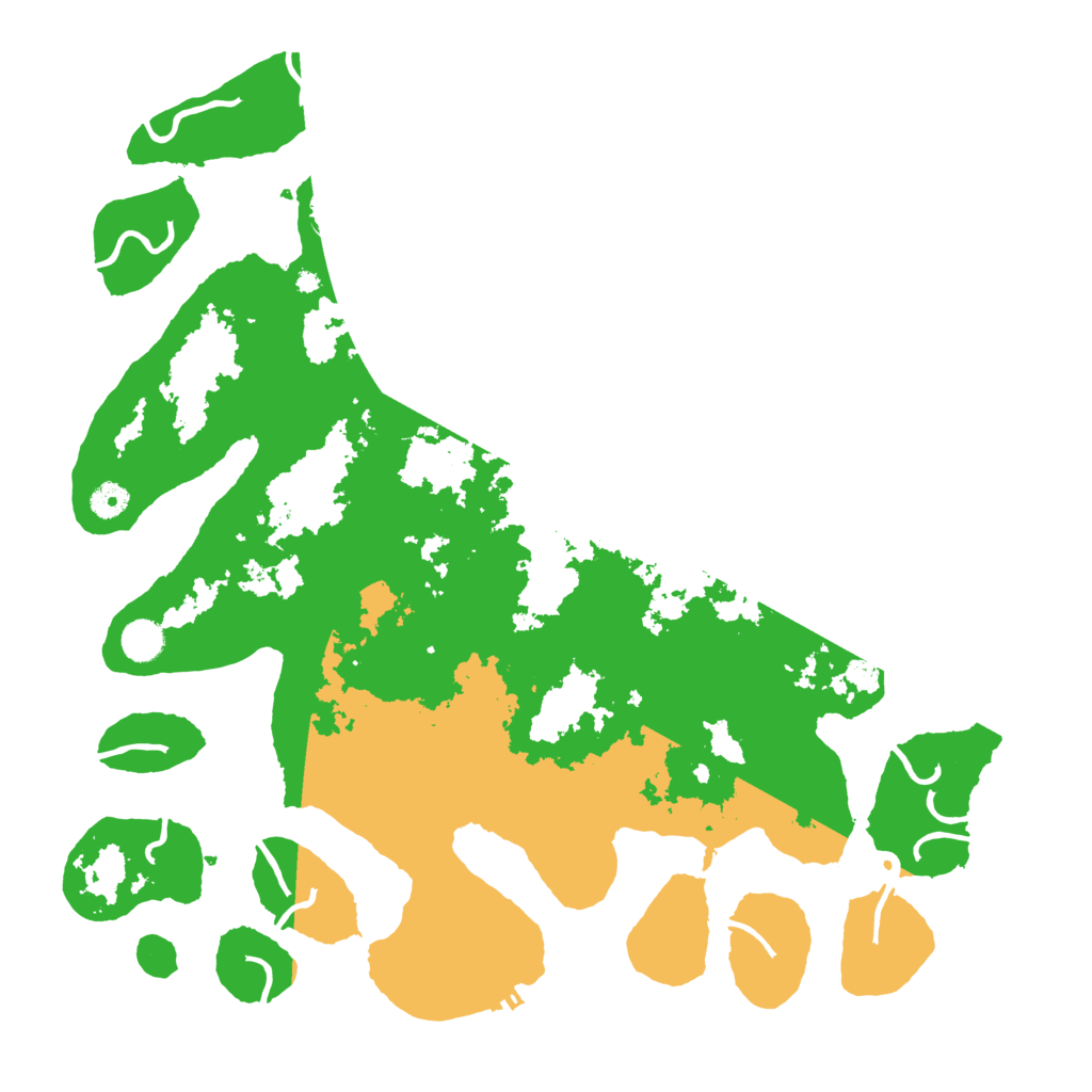 Biome Rust Map: Procedural Map, Size: 4500, Seed: 6334891