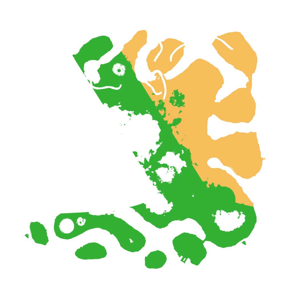 Biome Rust Map: Procedural Map, Size: 3500, Seed: 5759457