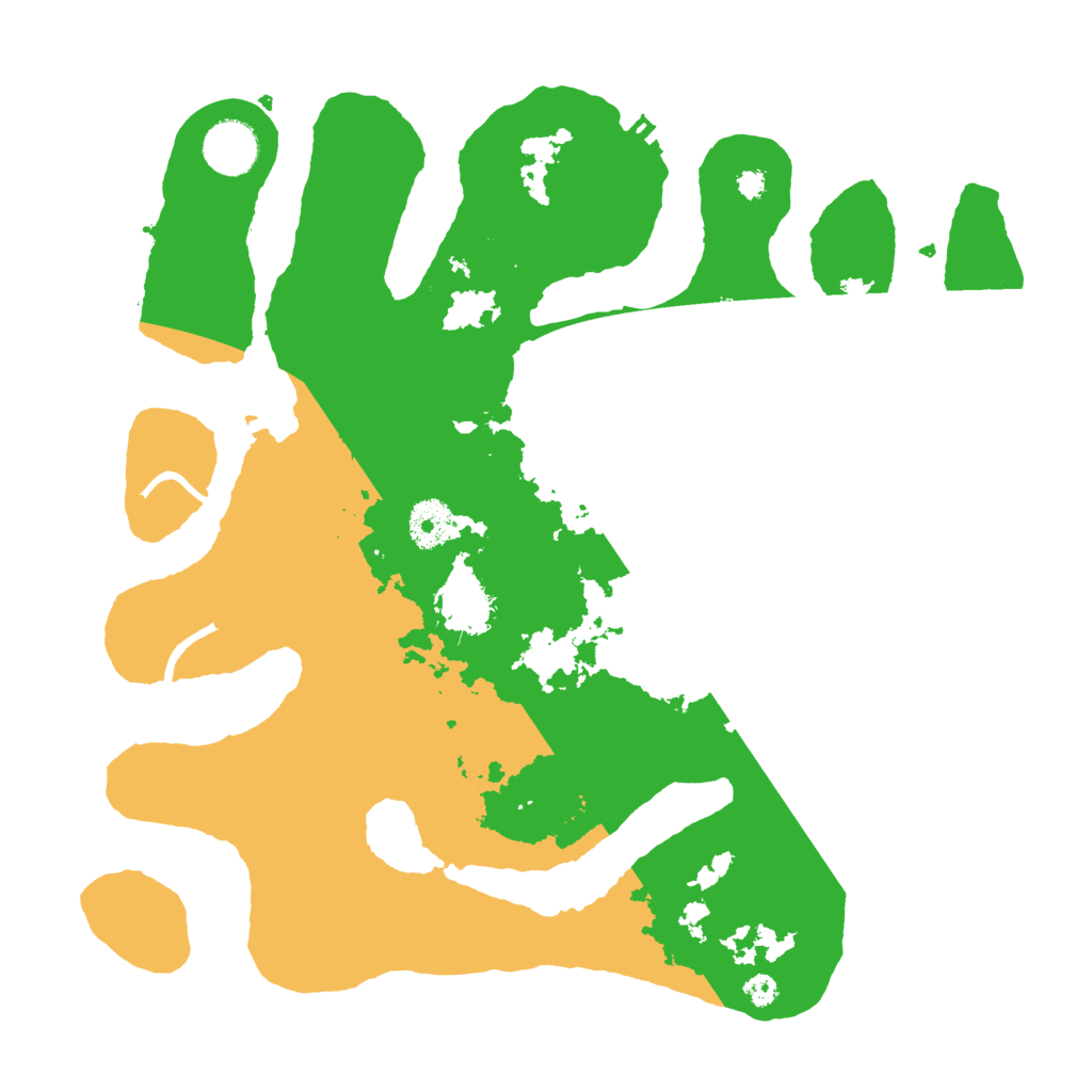 Biome Rust Map: Procedural Map, Size: 3500, Seed: 4929475