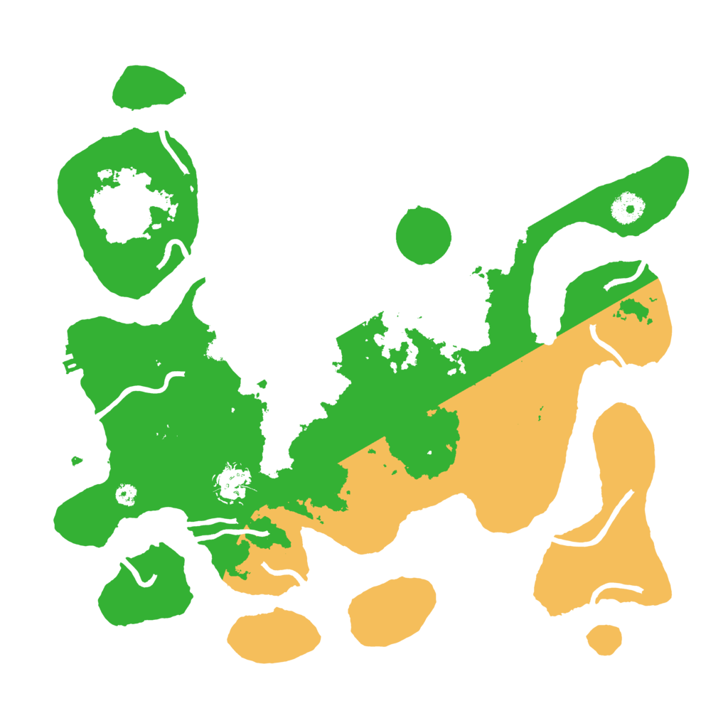 Biome Rust Map: Procedural Map, Size: 3500, Seed: 352926