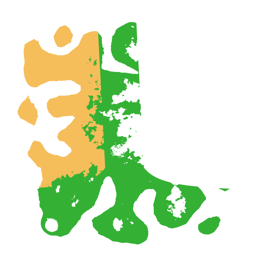 Biome Rust Map: Barren, Size: 3500, Seed: 3608372