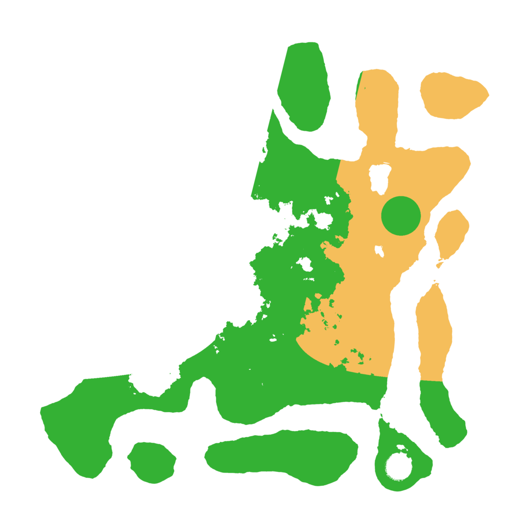 Biome Rust Map: Barren, Size: 3500, Seed: 2698551