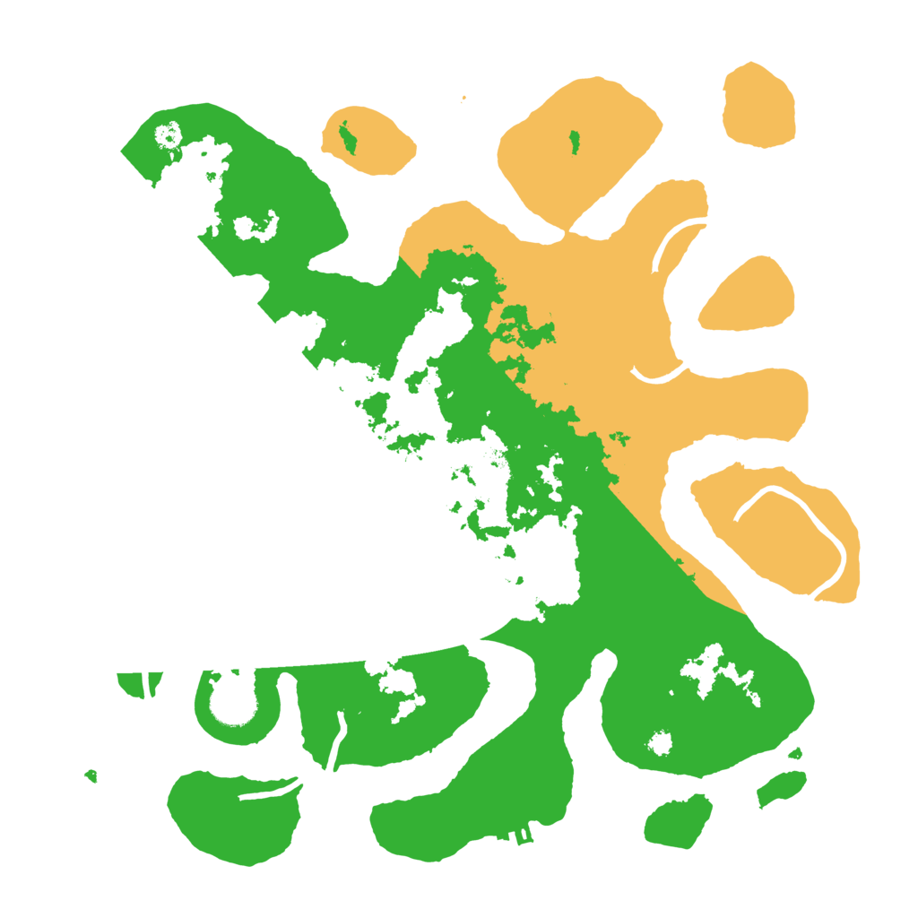 Biome Rust Map: Procedural Map, Size: 3500, Seed: 1985859