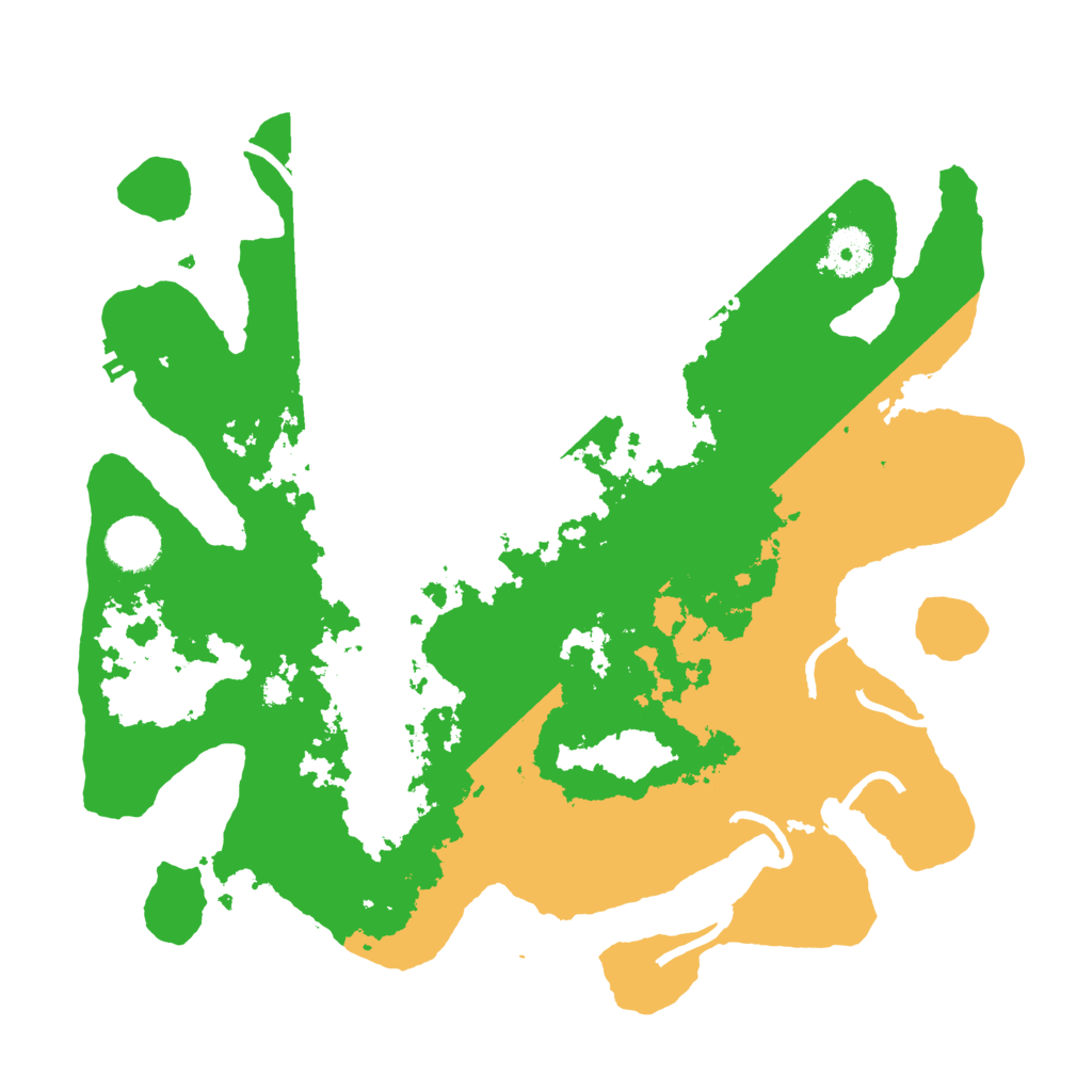 Biome Rust Map: Procedural Map, Size: 3500, Seed: 3664599