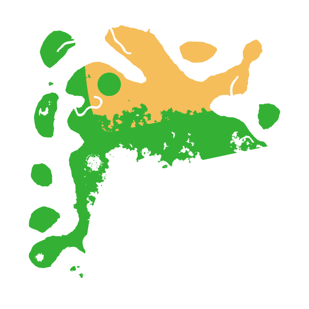 Biome Rust Map: Procedural Map, Size: 3500, Seed: 1703753