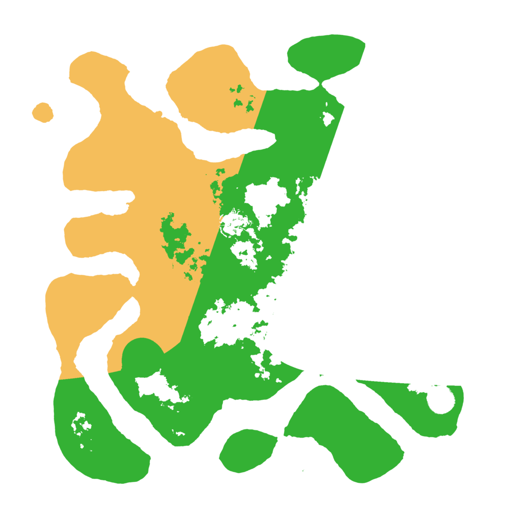 Biome Rust Map: Barren, Size: 3500, Seed: 1840475