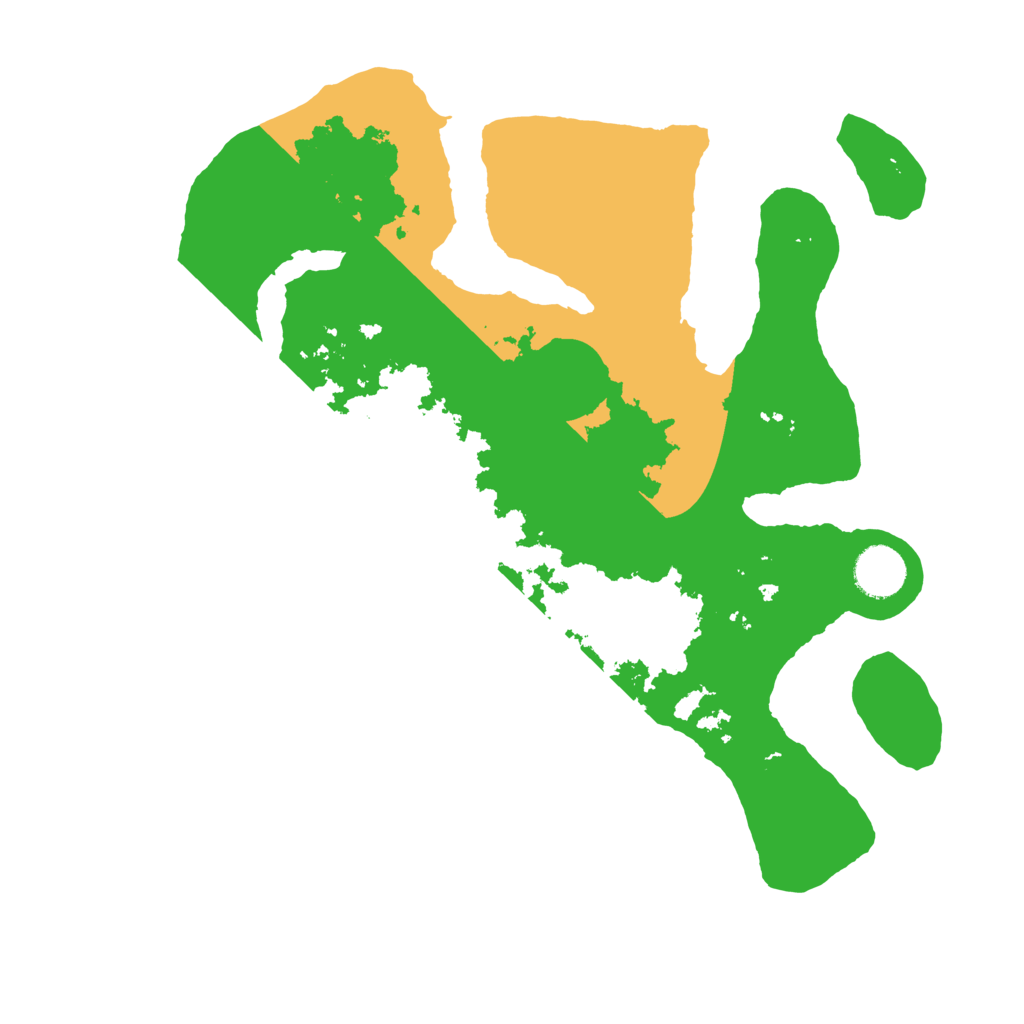 Biome Rust Map: Barren, Size: 3500, Seed: 4687368