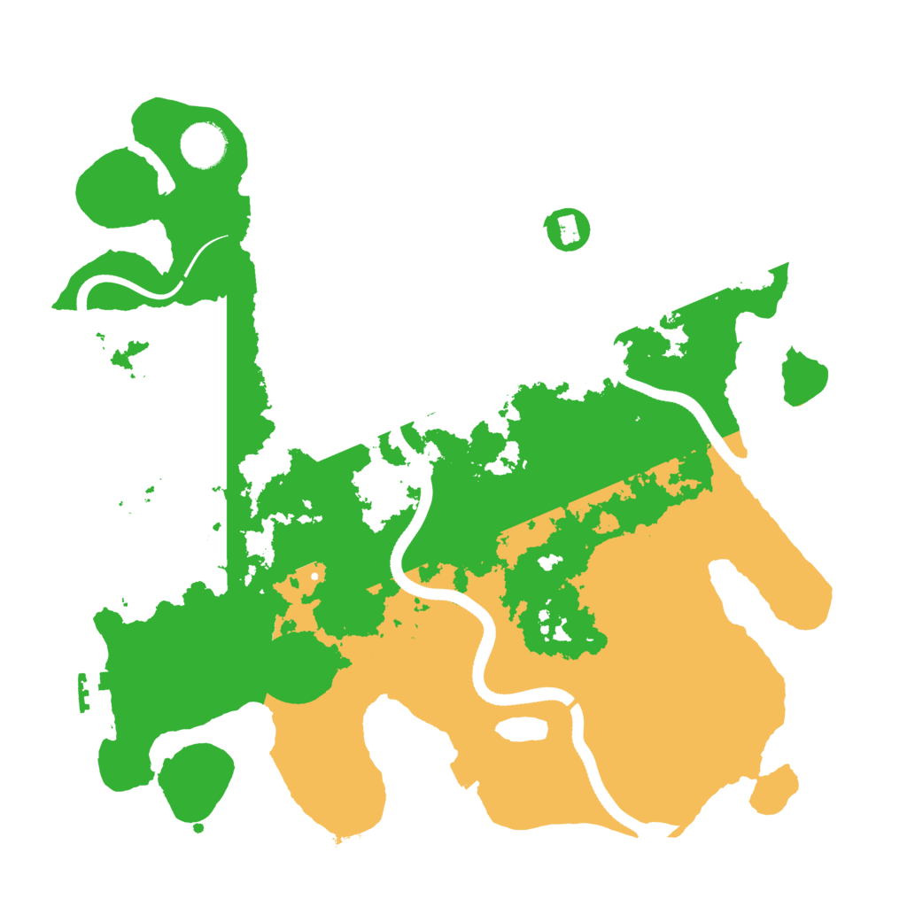 Biome Rust Map: Procedural Map, Size: 3500, Seed: 1700628