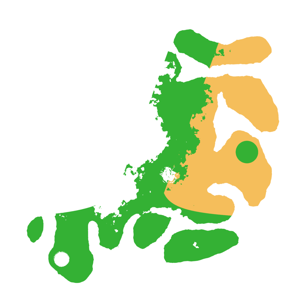 Biome Rust Map: Barren, Size: 3500, Seed: 5814212