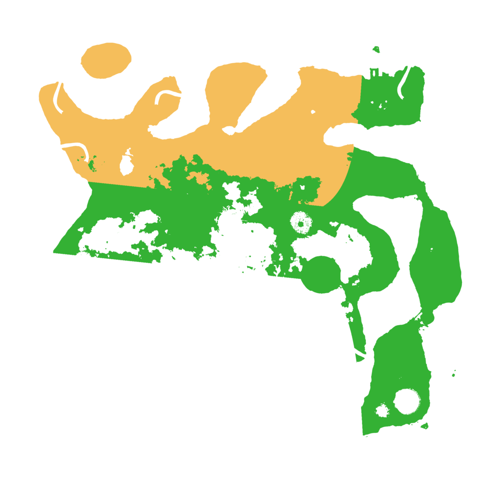 Biome Rust Map: Procedural Map, Size: 3500, Seed: 6269068