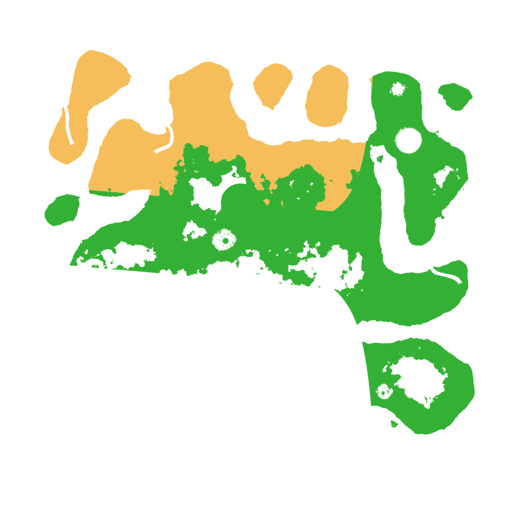 Biome Rust Map: Procedural Map, Size: 3500, Seed: 4243079