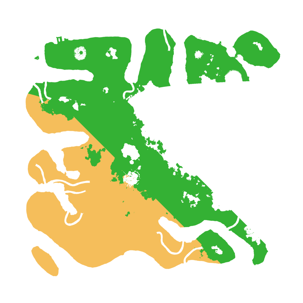 Biome Rust Map: Procedural Map, Size: 3500, Seed: 3007859