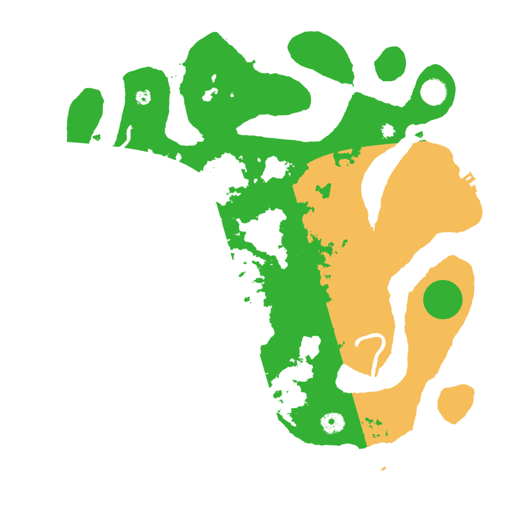 Biome Rust Map: Procedural Map, Size: 3500, Seed: 1646423