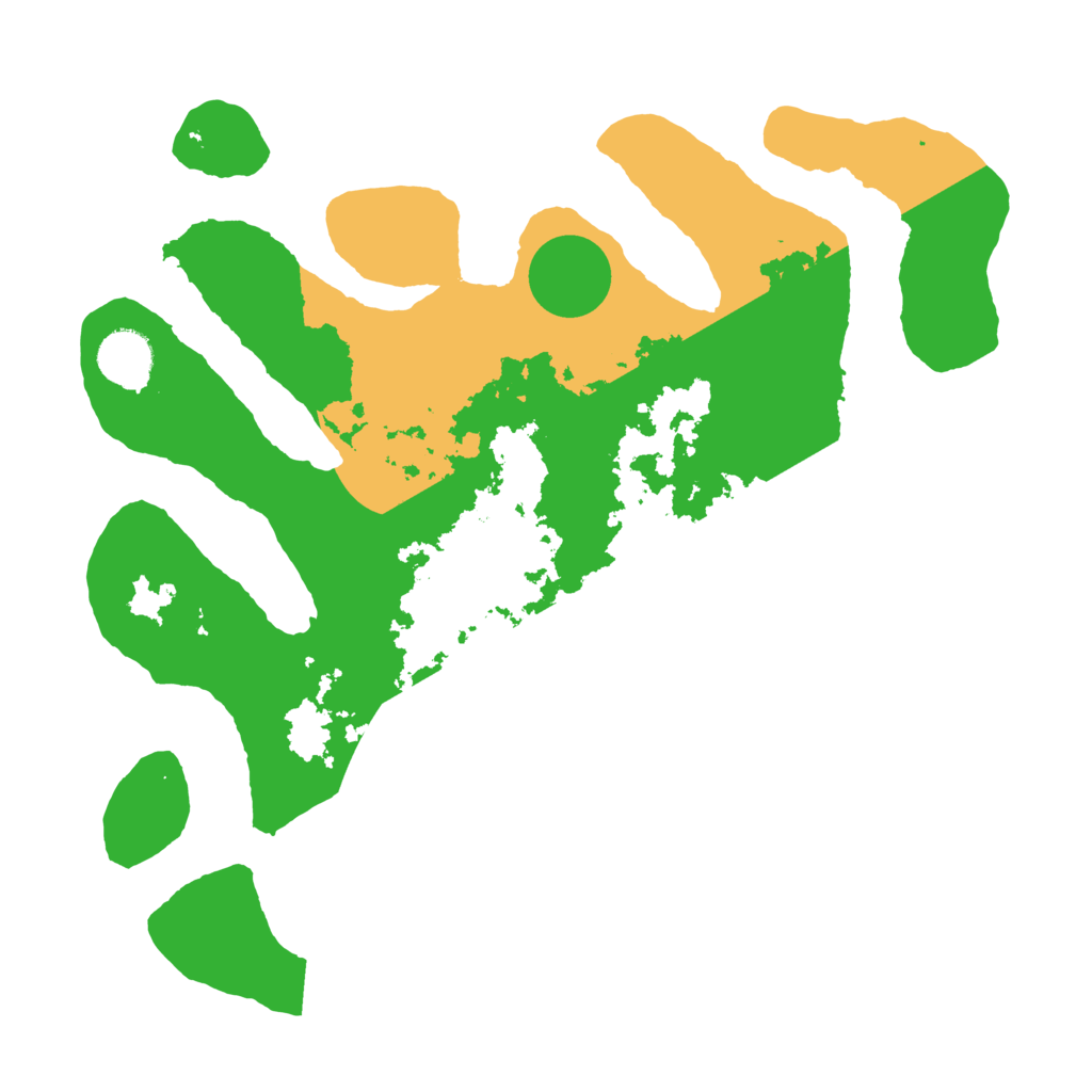 Biome Rust Map: Barren, Size: 3500, Seed: 1340178