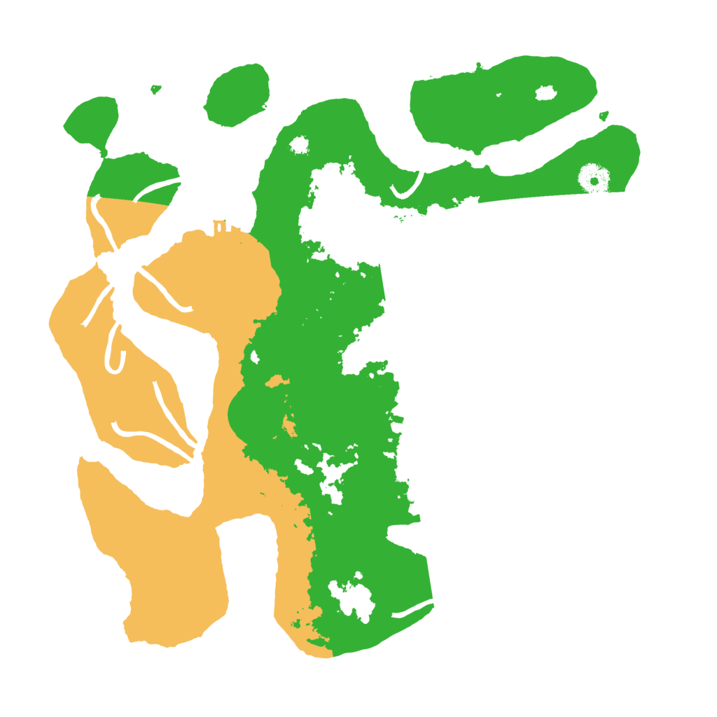 Biome Rust Map: Procedural Map, Size: 3500, Seed: 4995810