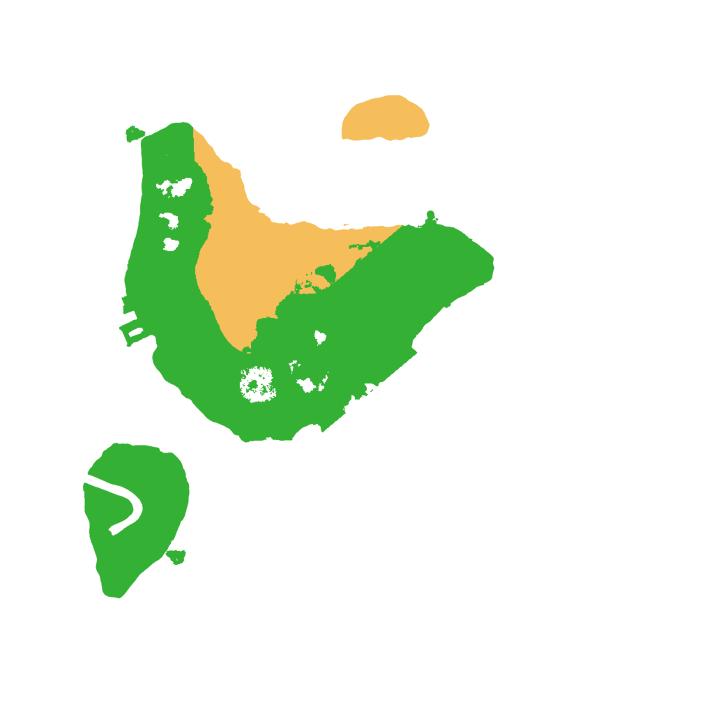 Biome Rust Map: Procedural Map, Size: 2000, Seed: 32653