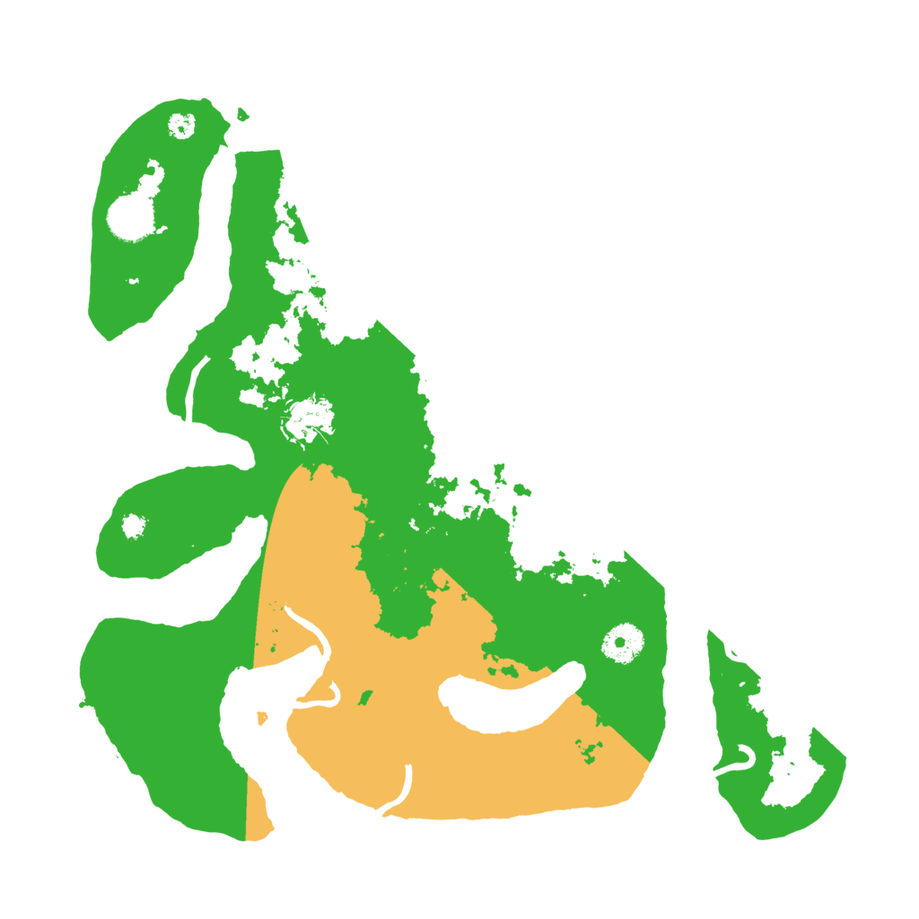 Biome Rust Map: Procedural Map, Size: 3500, Seed: 4692887