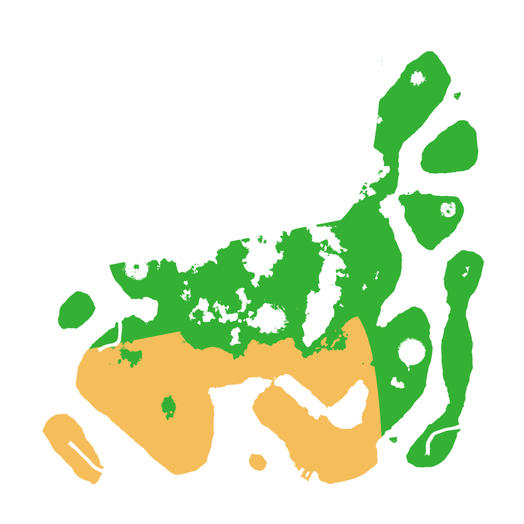 Biome Rust Map: Procedural Map, Size: 3500, Seed: 2111710