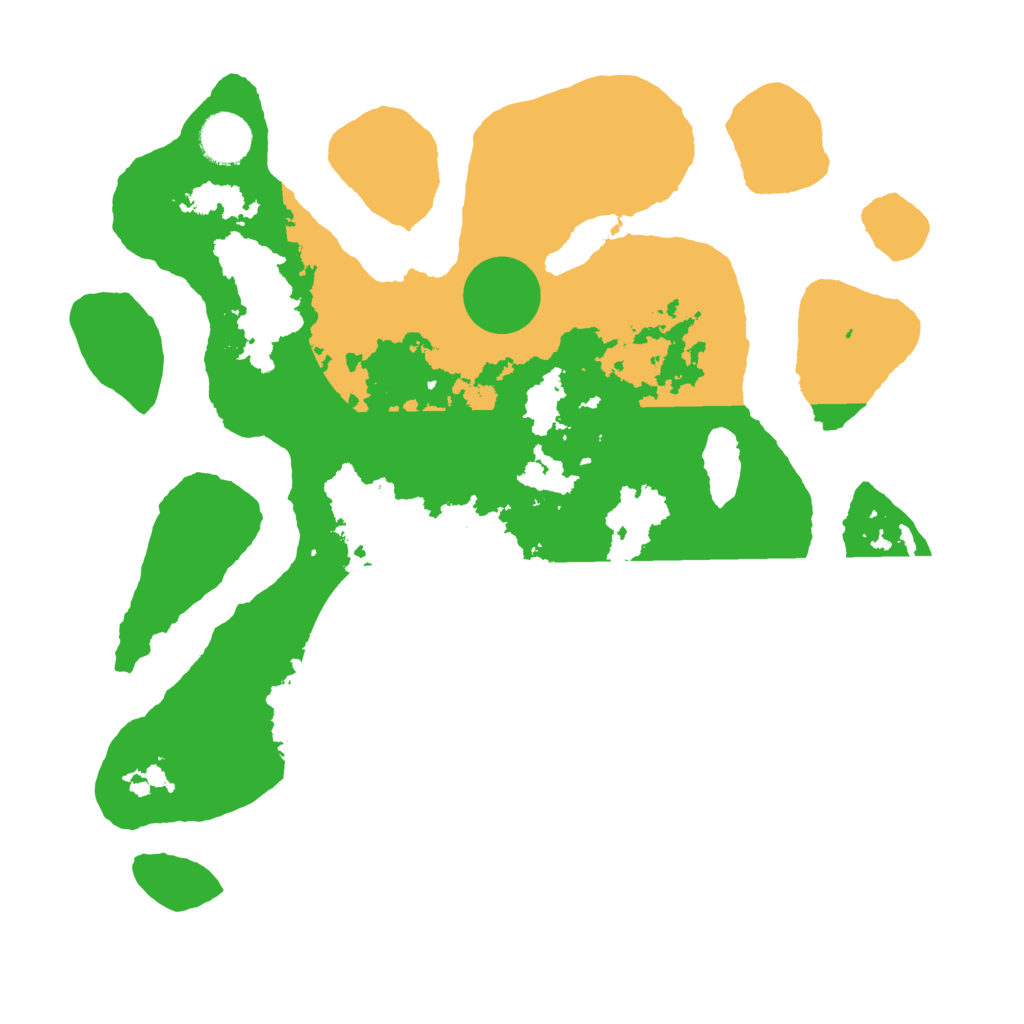 Biome Rust Map: Barren, Size: 3500, Seed: 1419870