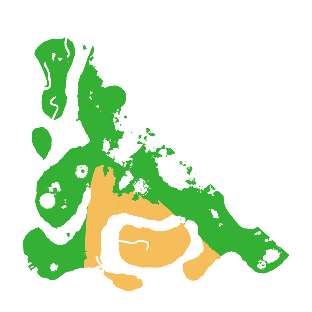 Biome Rust Map: Procedural Map, Size: 3550, Seed: 742587