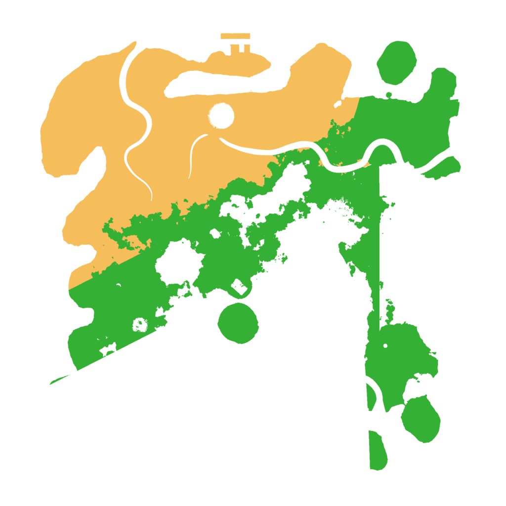 Biome Rust Map: Procedural Map, Size: 3500, Seed: 3573866