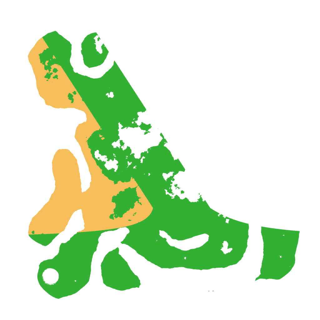 Biome Rust Map: Barren, Size: 3500, Seed: 3483867