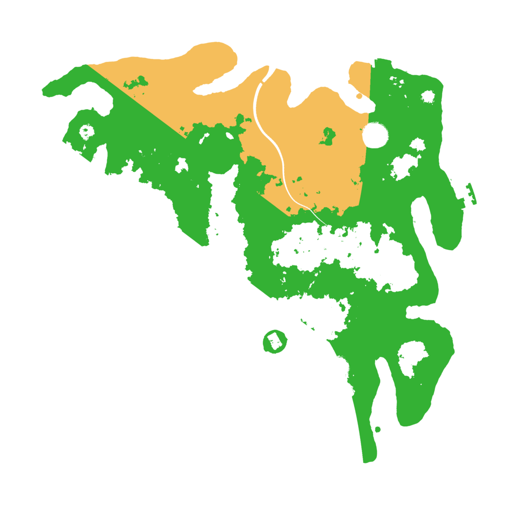 Biome Rust Map: Procedural Map, Size: 3500, Seed: 5637913