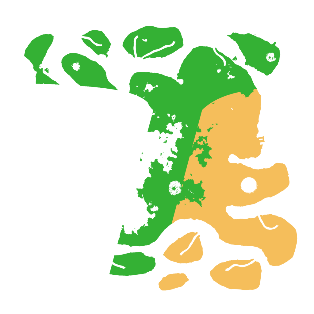 Biome Rust Map: Procedural Map, Size: 3500, Seed: 826534