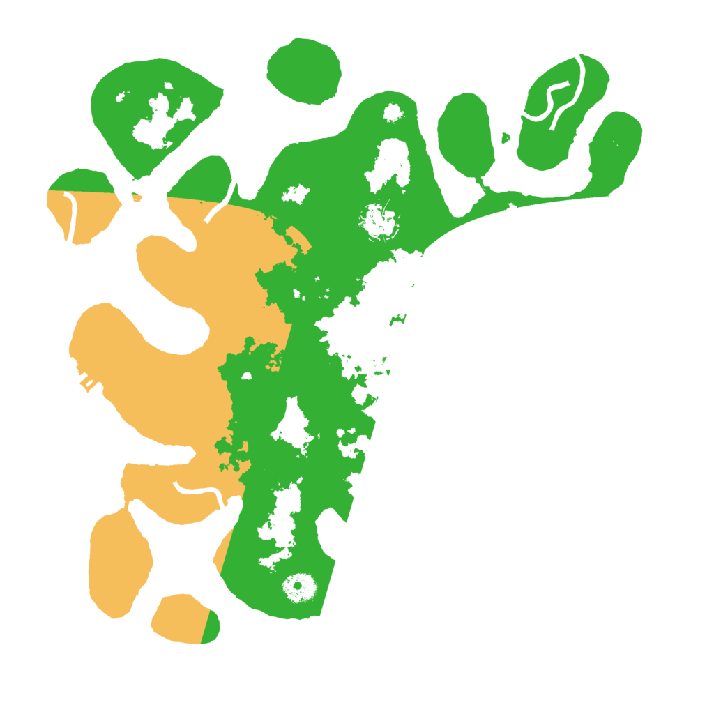 Biome Rust Map: Procedural Map, Size: 3500, Seed: 2469546