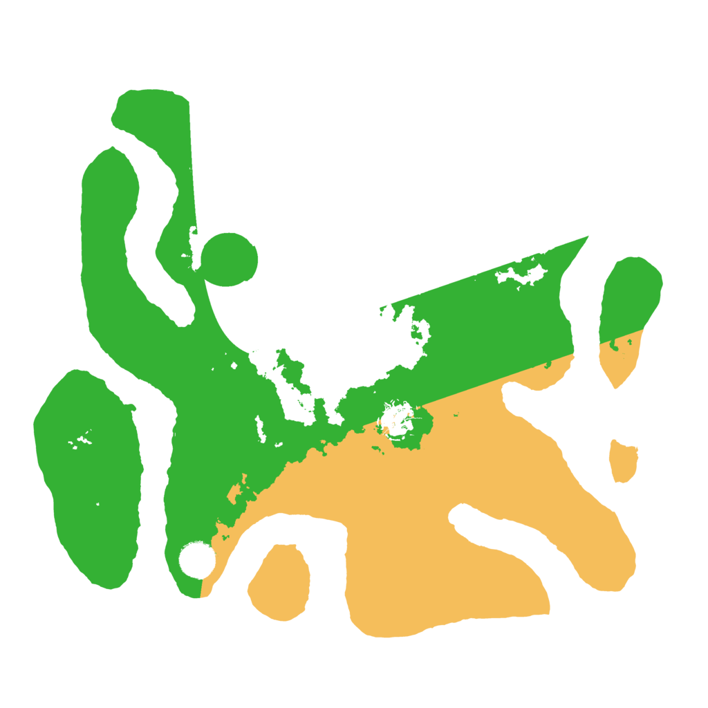 Biome Rust Map: Barren, Size: 3500, Seed: 4680676