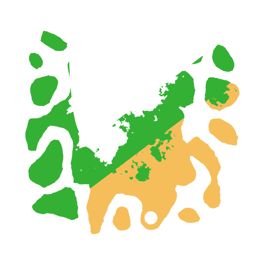 Biome Rust Map: Barren, Size: 3500, Seed: 871258