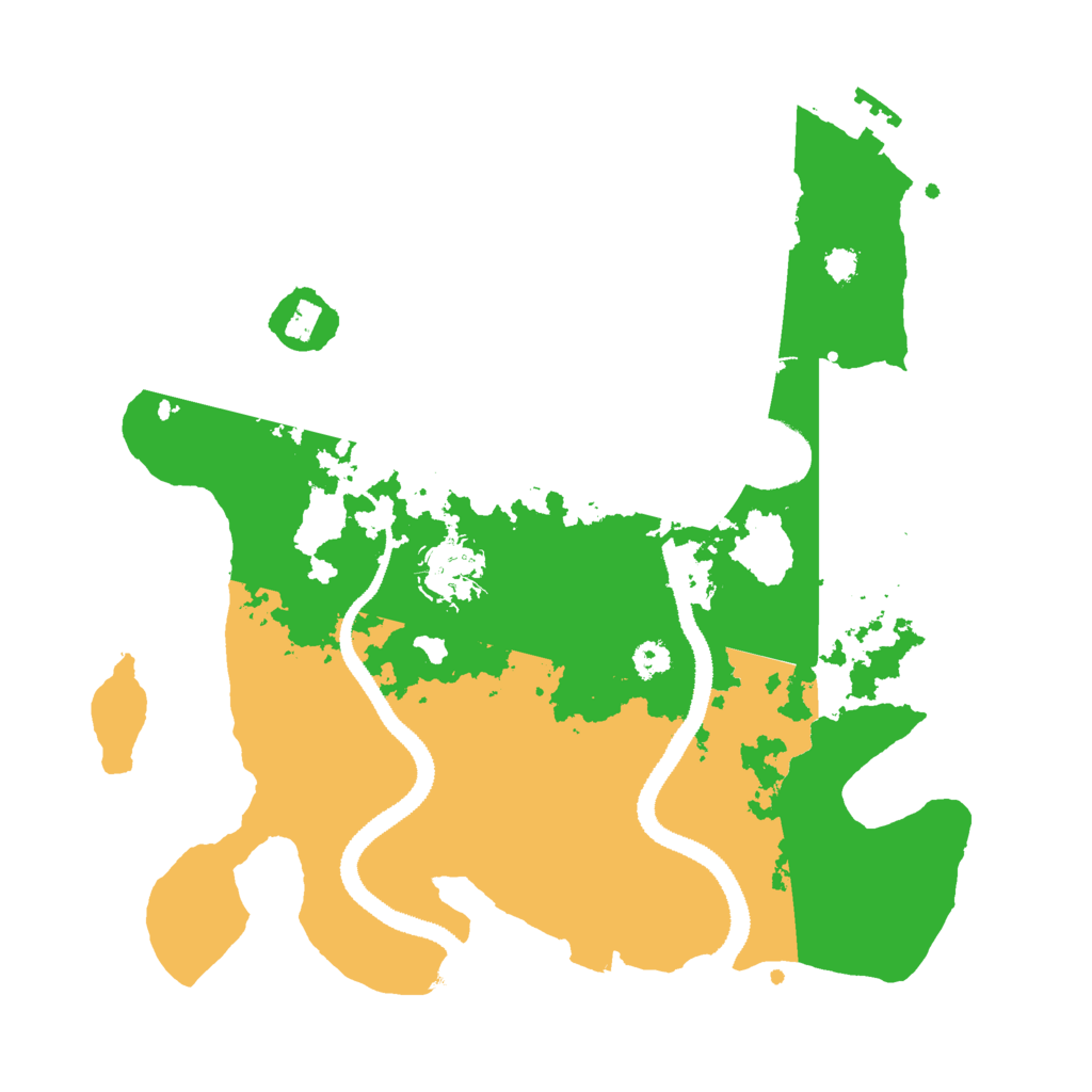 Biome Rust Map: Procedural Map, Size: 3000, Seed: 939096839