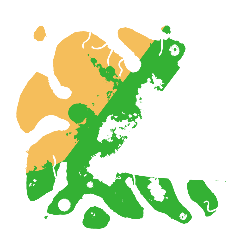 Biome Rust Map: Procedural Map, Size: 3500, Seed: 444832107