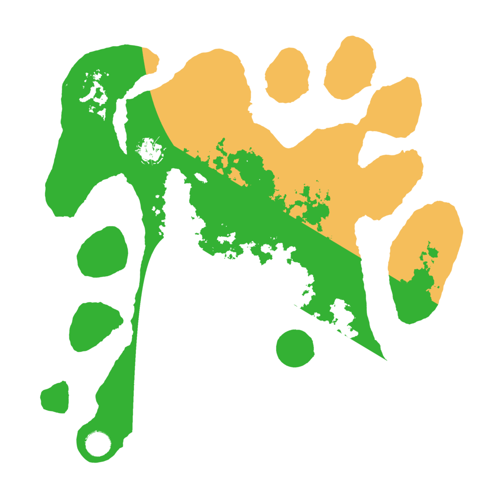 Biome Rust Map: Barren, Size: 3500, Seed: 868634