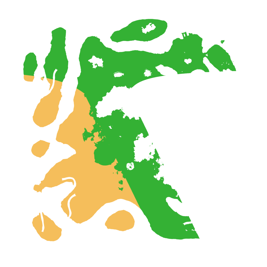 Biome Rust Map: Procedural Map, Size: 3500, Seed: 3497403