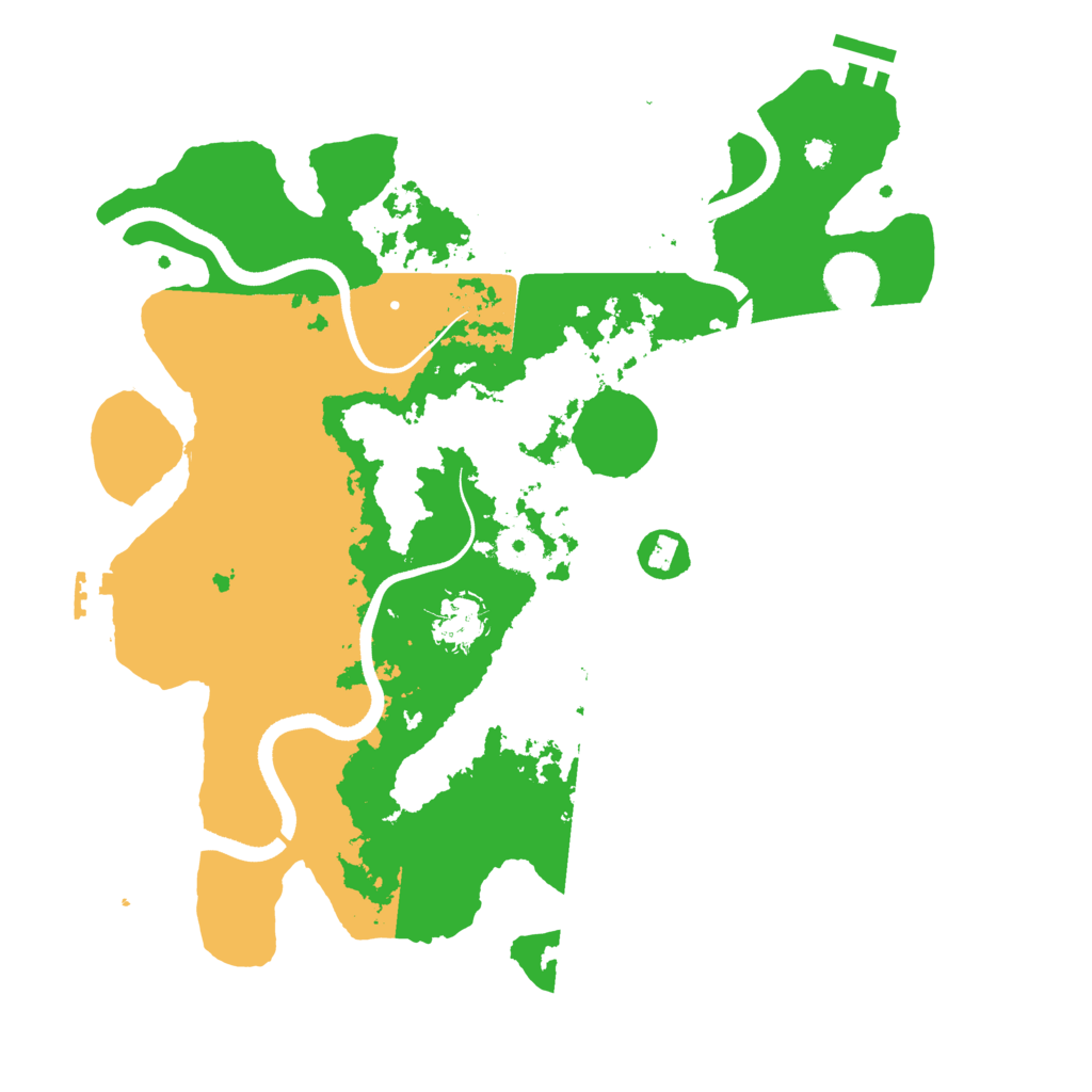 Biome Rust Map: Procedural Map, Size: 3500, Seed: 6144422