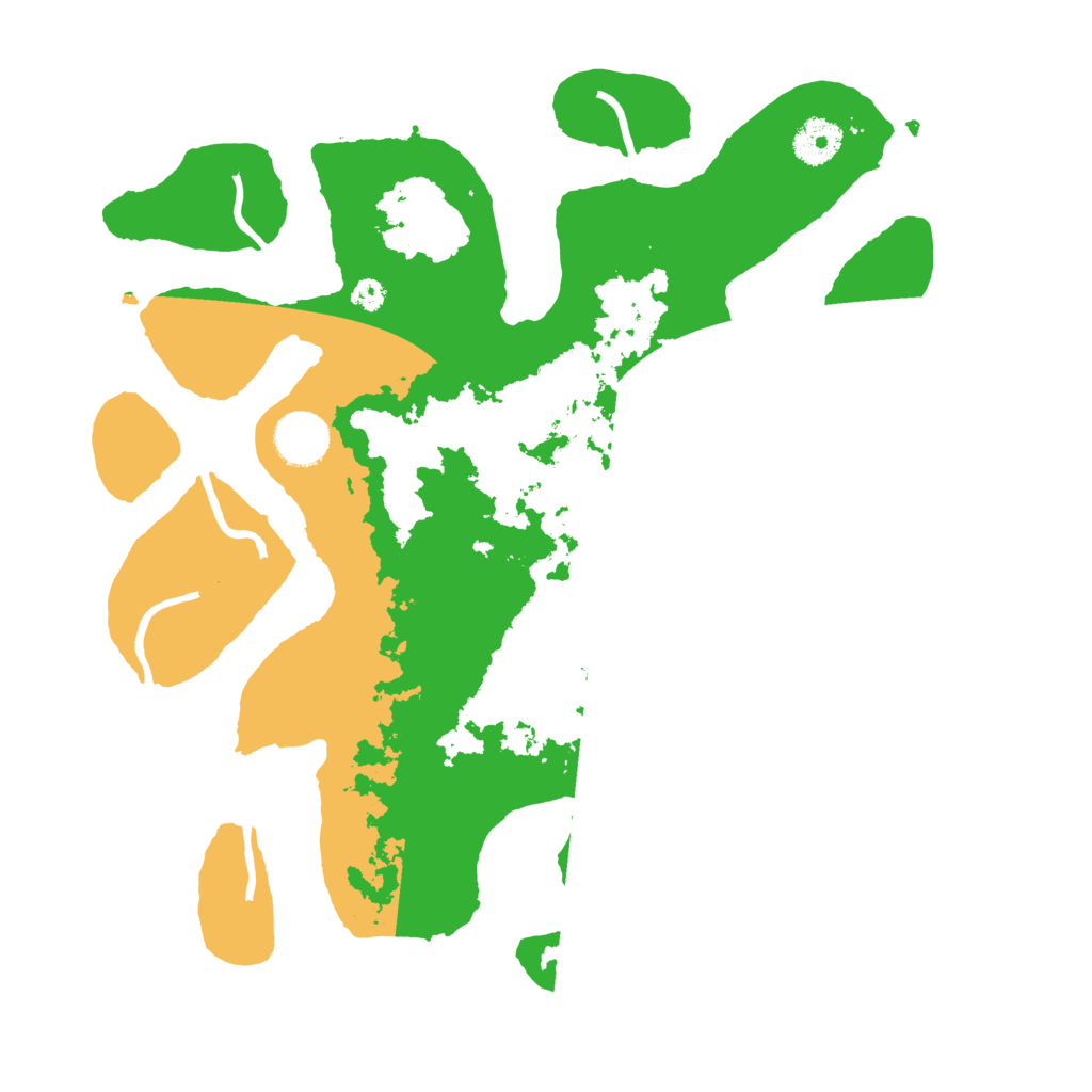 Biome Rust Map: Procedural Map, Size: 3500, Seed: 6144422