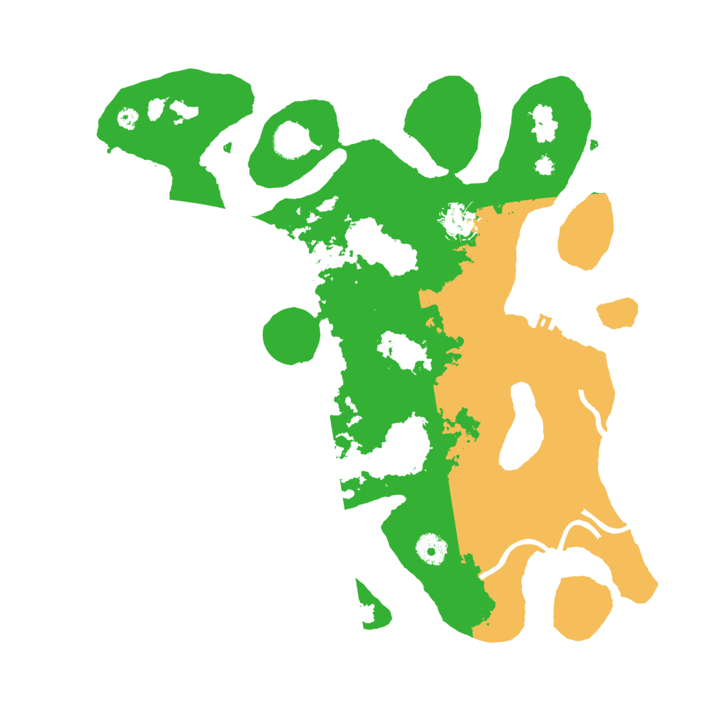 Biome Rust Map: Procedural Map, Size: 3500, Seed: 1402487